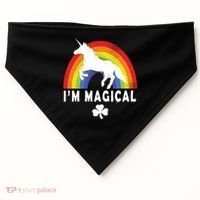 I'm Magical Unicorn Funny St. Patrick's Day USA-Made Doggie Bandana thumb 0