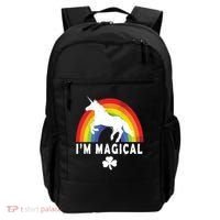 I'm Magical Unicorn Funny St. Patrick's Day Backpack thumb 0