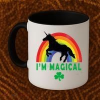 I'm Magical Unicorn Funny St. Patrick's Day Coffee Mug thumb 2