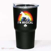 I'm Magical Unicorn Funny St. Patrick's Day Tumbler thumb 0