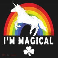 I'm Magical Unicorn Funny St. Patrick's Day Ornament thumb 1