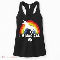 I'm Magical Unicorn Funny St. Patrick's Day Women's Tank Top thumb 0