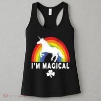 I'm Magical Unicorn Funny St. Patrick's Day Women's Tank Top thumb 3