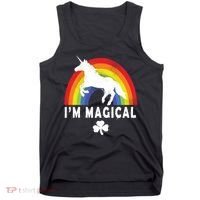 I'm Magical Unicorn Funny St. Patrick's Day Tank Top thumb 0