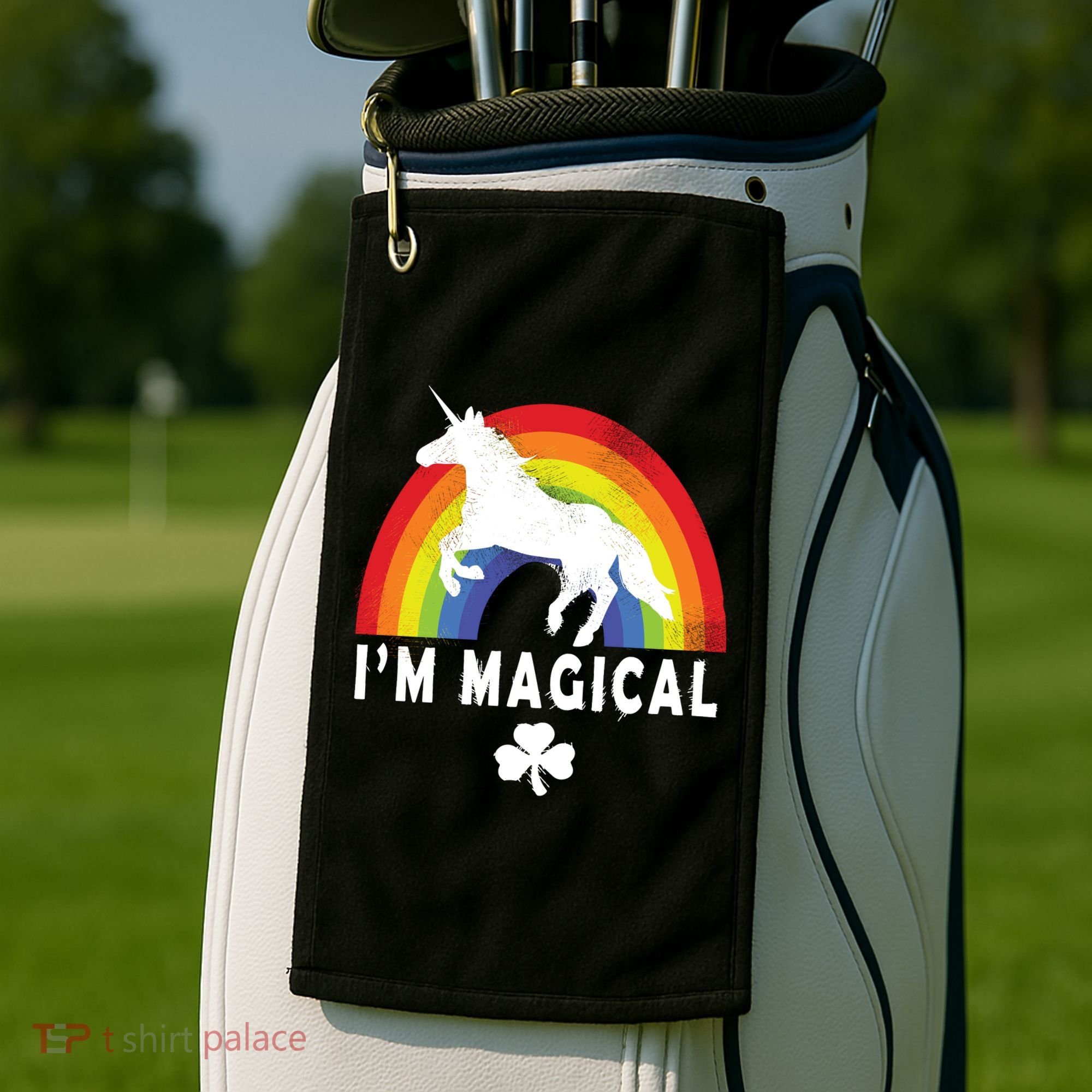 I'm Magical Unicorn Funny St. Patrick's Day Golf Towel