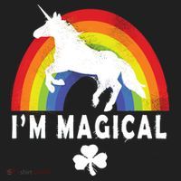 I'm Magical Unicorn Funny St. Patrick's Day Golf Towel thumb 3