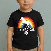 I'm Magical Unicorn Funny St. Patrick's Day Toddler T-Shirt thumb 2