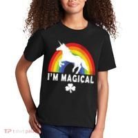 I'm Magical Unicorn Funny St. Patrick's Day Kids T-Shirt thumb 2