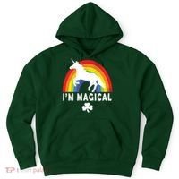 I'm Magical Unicorn Funny St. Patrick's Day Hoodie thumb 0