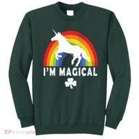 I'm Magical Unicorn Funny St. Patrick's Day Sweatshirt thumb 0