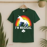 I'm Magical Unicorn Funny St. Patrick's Day T-Shirt thumb 2