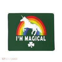 I'm Magical Unicorn Funny St. Patrick's Day Mousepad thumb 0