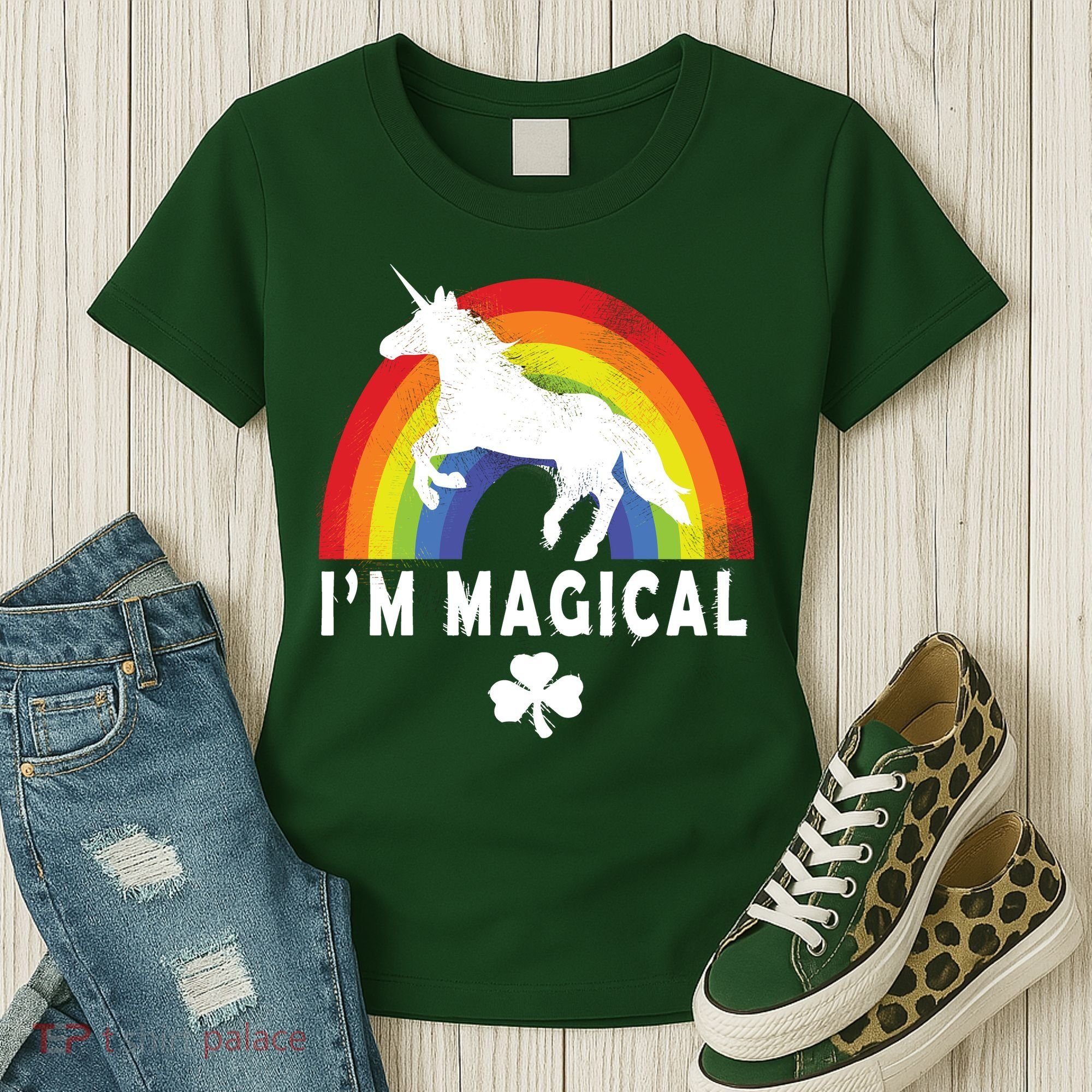 I'm Magical Unicorn Funny St. Patrick's Day Women's T-Shirt