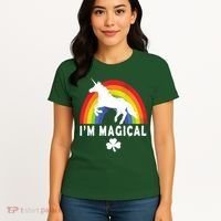 I'm Magical Unicorn Funny St. Patrick's Day Women's T-Shirt thumb 4