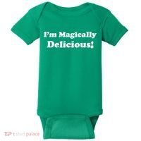 I'm Magically Delicious! Funny St. Patrick's Day Baby Bodysuit thumb 0