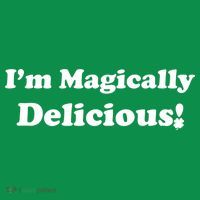 I'm Magically Delicious! Funny St. Patrick's Day Kids Long Sleeve Shirt thumb 2