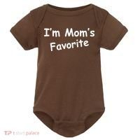 I'm Mom's Favorite Baby Bodysuit thumb 0