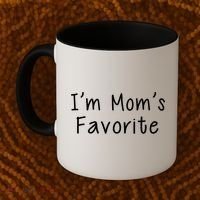 I'm Mom's Favorite Funny Cute Coffee Mug thumb 2