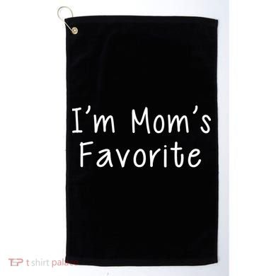 I'm Mom's Favorite Funny Cute Golf Towel
