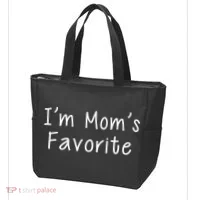 I'm Mom's Favorite Funny Cute Tote Bag thumb 3