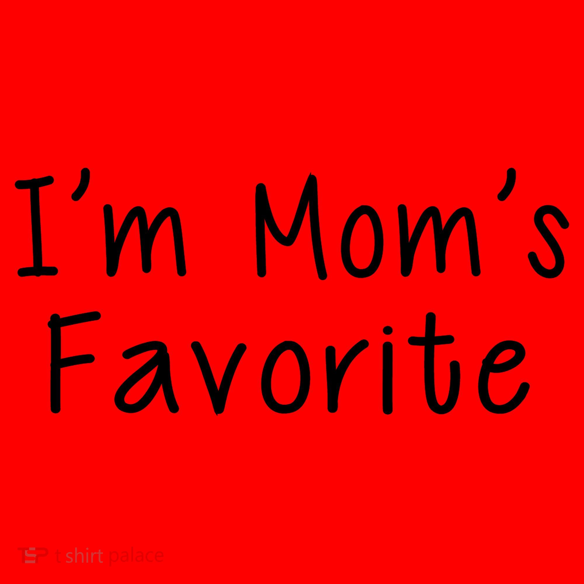I'm Mom's Favorite Funny Cute Santa Hat
