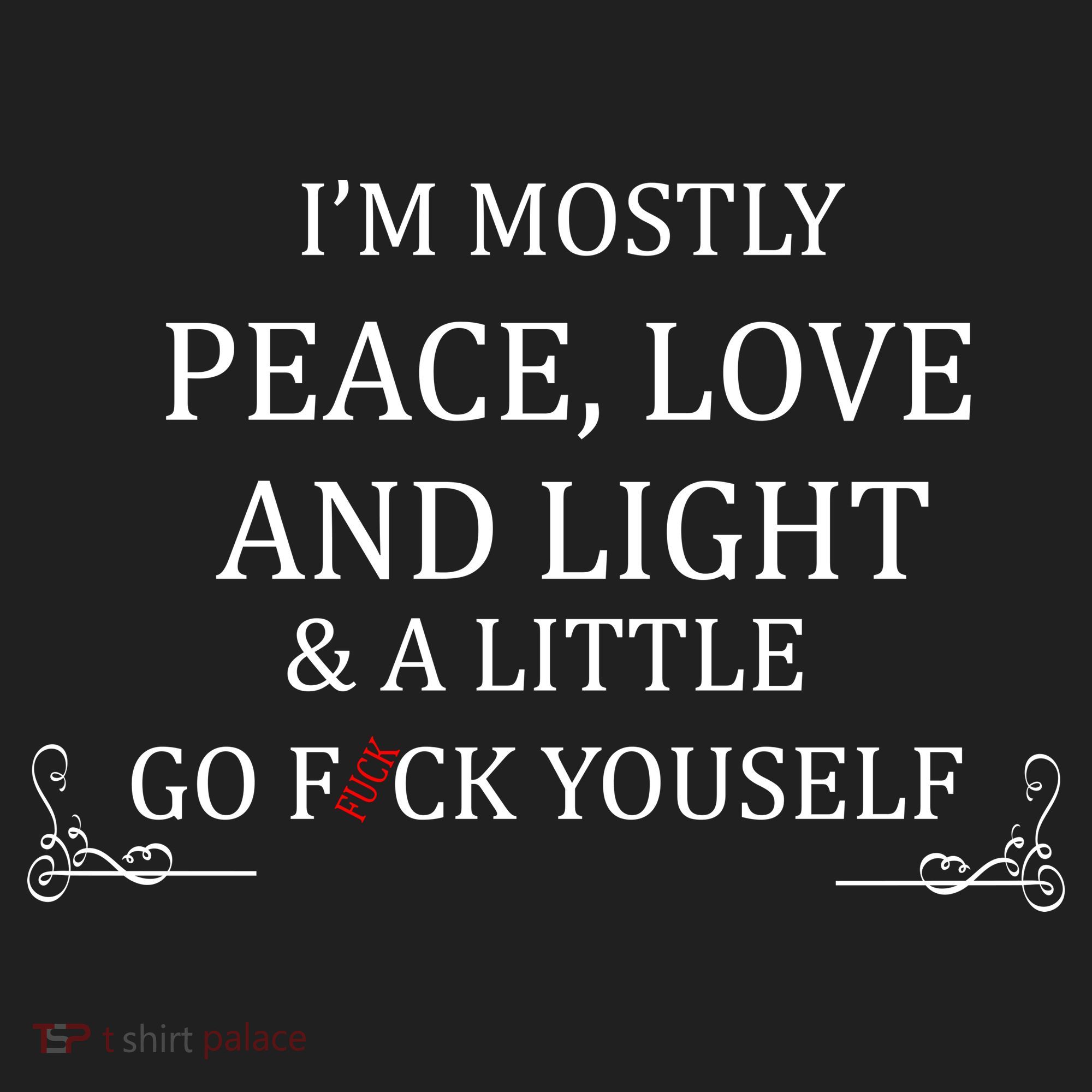 I'm Mostly Peace Love And Light  Hat