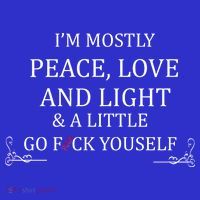 I'm Mostly Peace Love And Light  Baby Bodysuit thumb 2