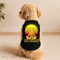 I'm Mostly Peace Love And Light Funny Doggie Tank thumb 2