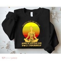I'm Mostly Peace Love And Light Funny Sweatshirt thumb 2