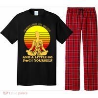 I'm Mostly Peace Love And Light Funny Pajama Set thumb 0