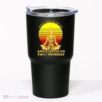 I'm Mostly Peace Love And Light Funny Tumbler thumb 0