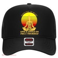 I'm Mostly Peace Love And Light Funny Hat thumb 0