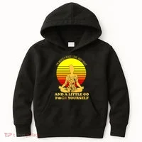 I'm Mostly Peace Love And Light Funny Kids Hoodie thumb 0
