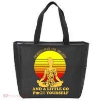 I'm Mostly Peace Love And Light Funny Tote Bag thumb 0