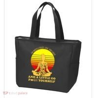 I'm Mostly Peace Love And Light Funny Tote Bag thumb 3