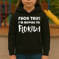 I'm Moving To Florida Kids Hoodie thumb 3