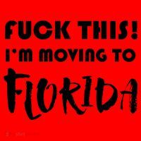 I'm Moving To Florida Santa Hat thumb 1