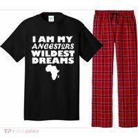 I'm My Ancestors Wildest Dreams Black History Pajama Set thumb 0