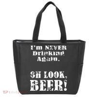 I'm Never Drinking Again Oh Look BEER Tote Bag thumb 0