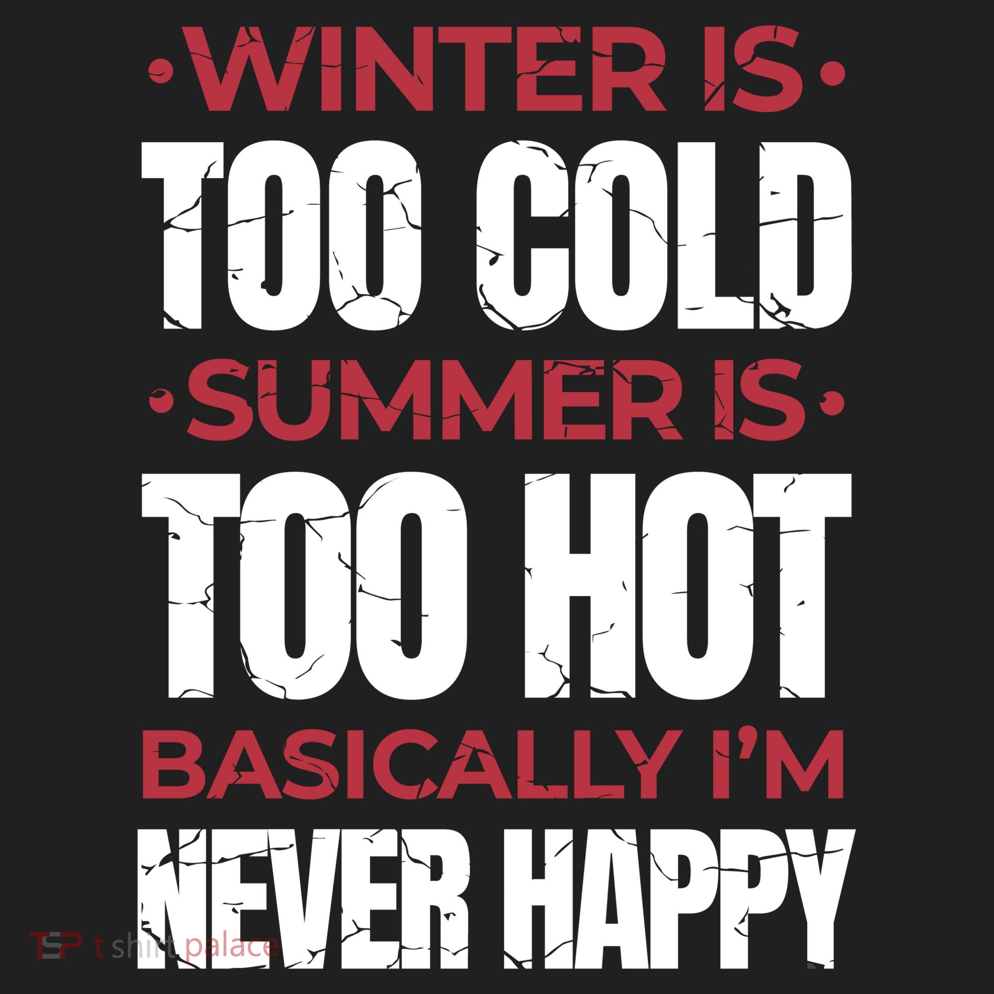 I'm Never Happy Women's Sweatshirt