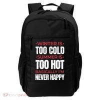 I'm Never Happy Backpack thumb 0
