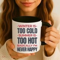 I'm Never Happy Coffee Mug thumb 3