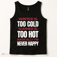 I'm Never Happy Tank Top thumb 2
