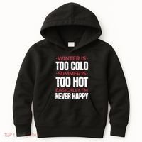 I'm Never Happy Kids Hoodie thumb 0