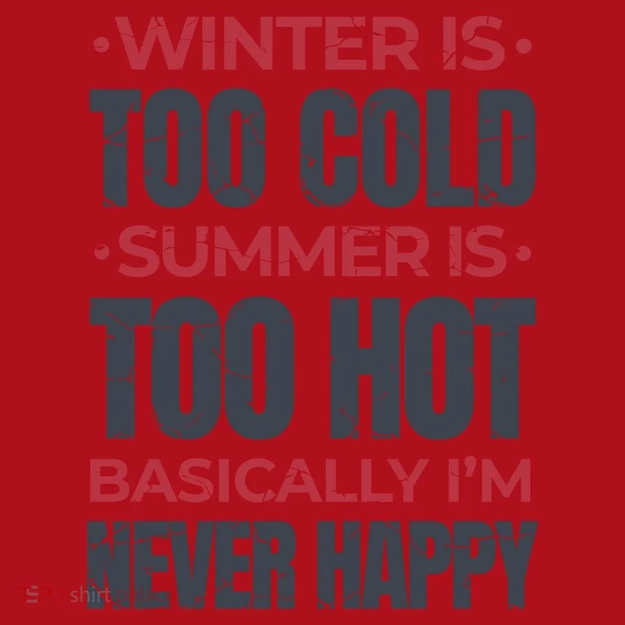 I'm Never Happy Christmas Stocking