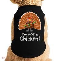 I'm No Chicken Turkey Holiday Doggie Tank thumb 0