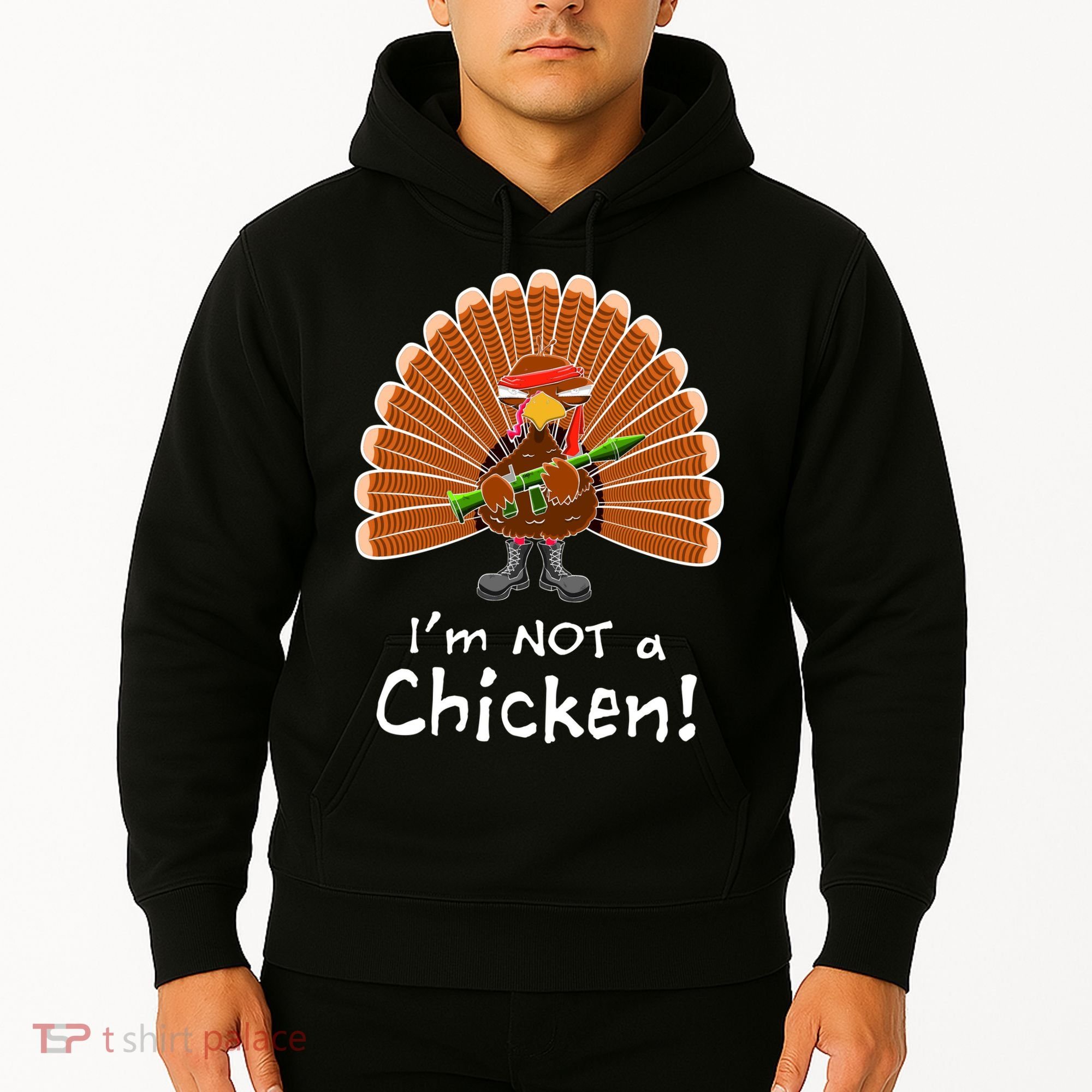I'm No Chicken Turkey Holiday Hoodie