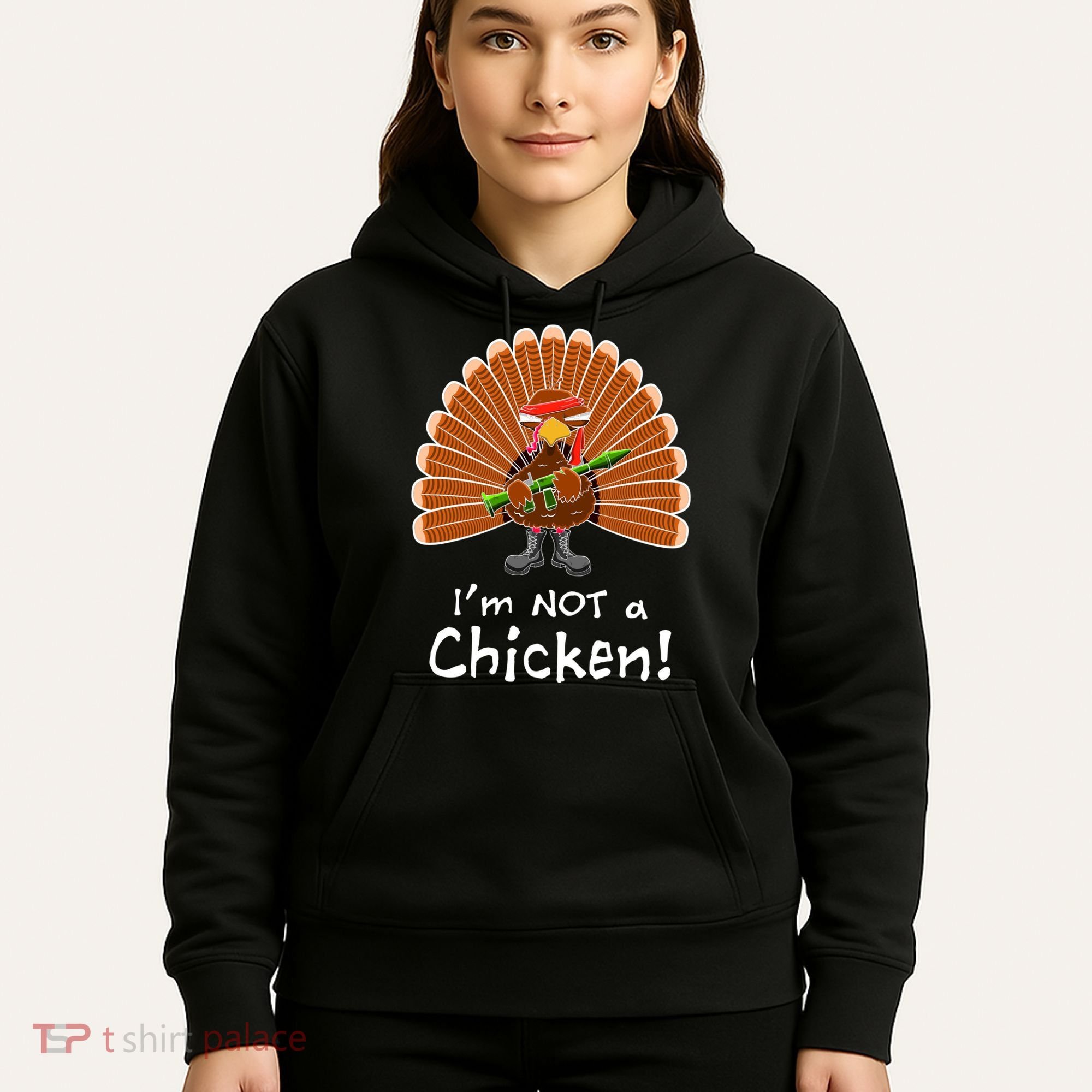 I'm No Chicken Turkey Holiday Hoodie
