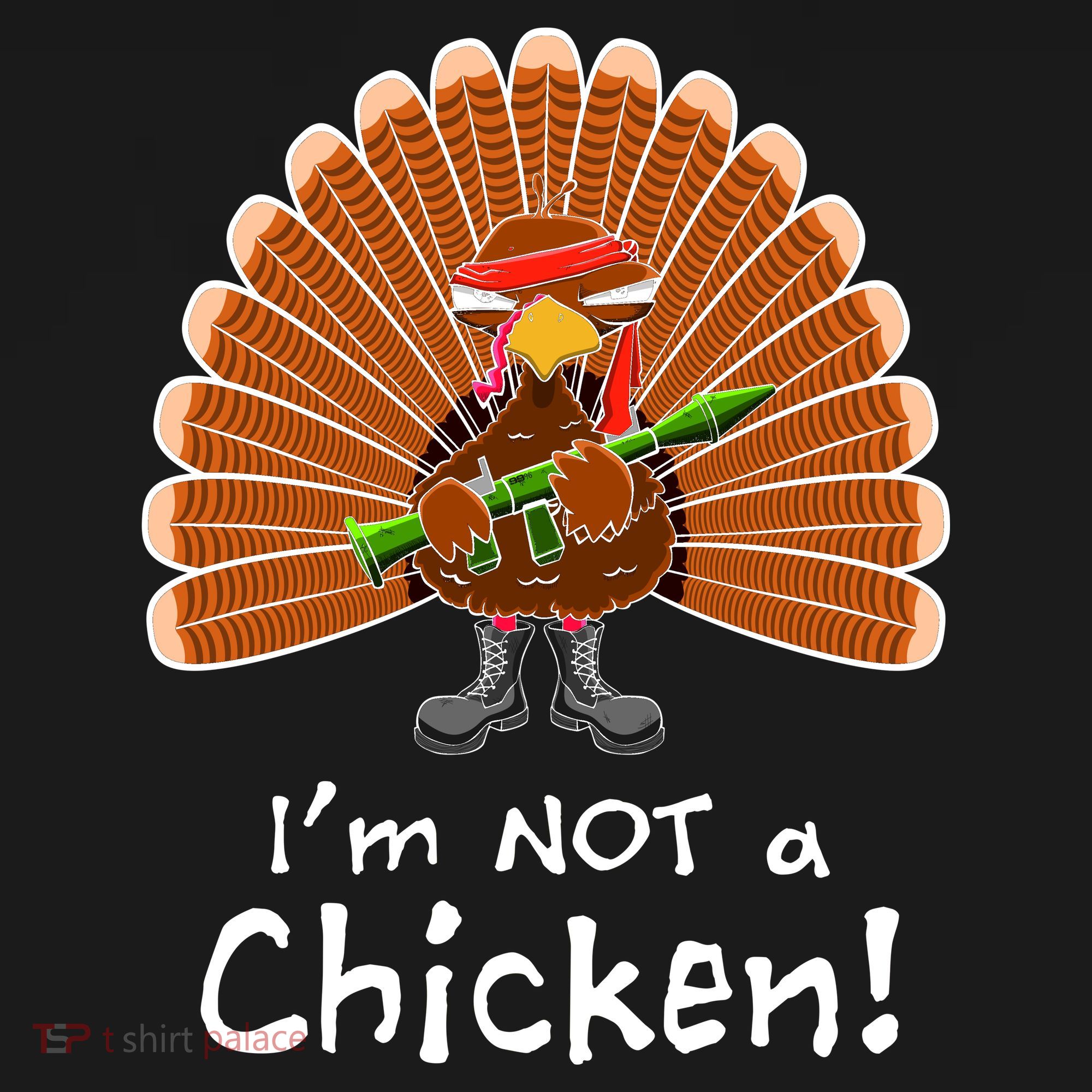 I'm No Chicken Turkey Holiday Long Sleeve Shirt