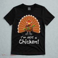 I'm No Chicken Turkey Holiday T-Shirt thumb 5
